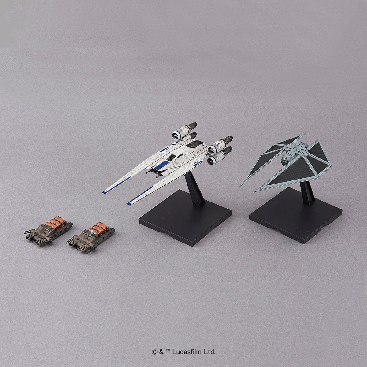 Rogue One A Star Wars Story U-Wing Fighter & TIE Striker 1/144 Scale Model Kit