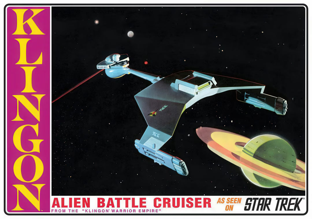 Star Trek The Original Series Klingon Alien Battle Cruiser Model Kit