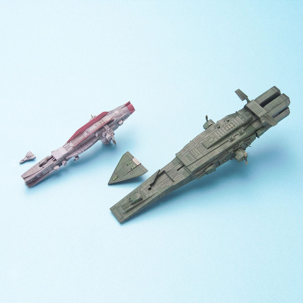 Mobile Suit Gundam EX Model #23 Salamis & Magellan-class 1/1700 Scale Model Kit Set
