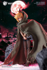 Cyber Forest Fantasy Girls Mad Wolf Ver. Darkness Carolina-Rolphe 1/12 Scale Model Kit
