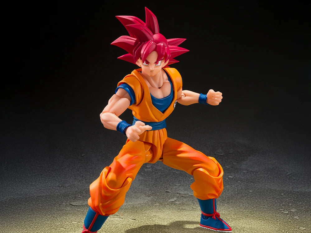 Dragon Ball Super S.H.Figuarts Super Saiyan God Goku (God Aura) Action Figure