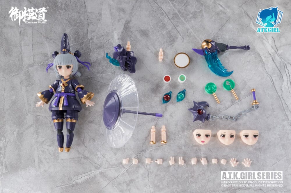 A.T.K. Girl Black and White Impermanence Set of 2 Figures (Collection Card Ver.) 1/12 Scale Model Kit