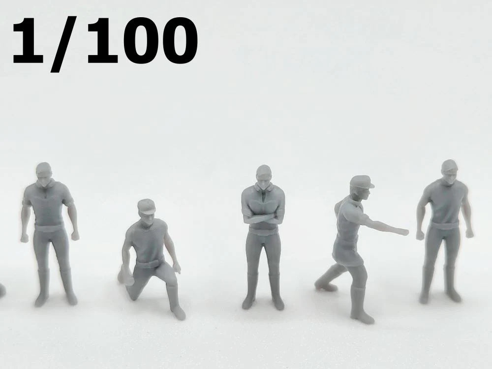 Project V Hobby Zeon Hangar Crew 1/100 Resin Kit