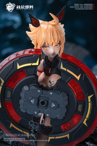 Cyber Forest Fantasy Girls Mad Wolf Ver. Darkness Carolina-Rolphe 1/12 Scale Model Kit