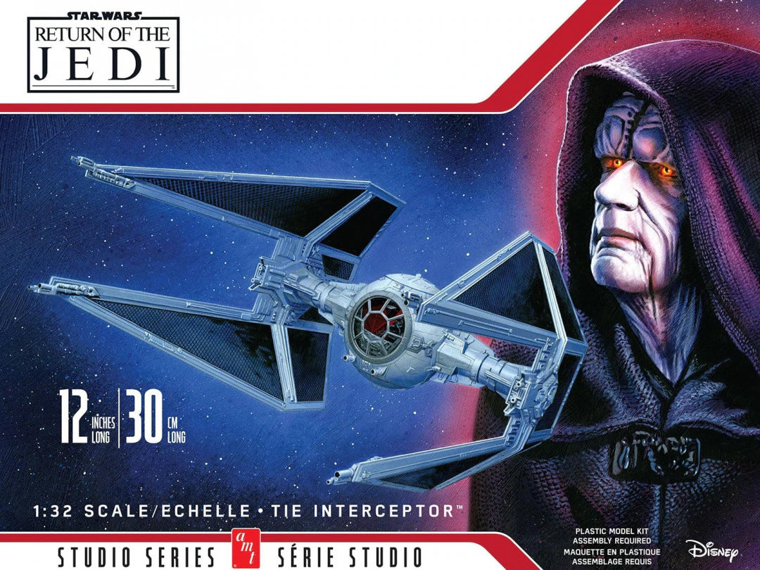 Star Wars Tie Interceptor 1/32 Scale Model Kit