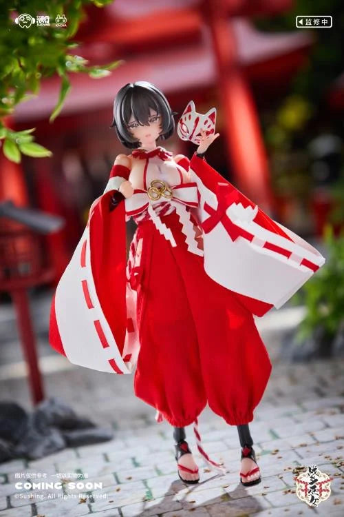 Combat Priestess Kikyou Uefuji 1/12 Scale Action Figure (With Bonus)