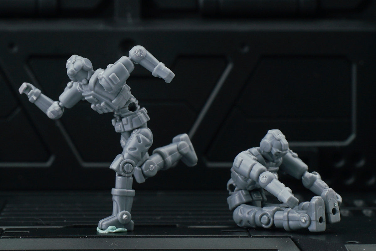 Sheik Mainland 1/60 MUCC-F2 3 Min Project Mobile Unit Coordinated Combat Team (Grey) Model Kit