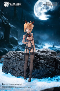 Cyber Forest Fantasy Girls Mad Wolf Ver. Darkness Carolina-Rolphe 1/12 Scale Model Kit