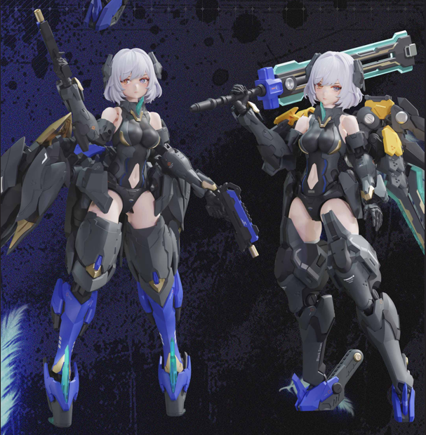 Mecha Angel Series Black Swan Elysia 1/12 Scale Model Kit