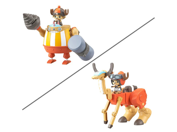 One Piece Chopper Robo 04 Kung Fu Tracer & 05 Walk Hopper Model