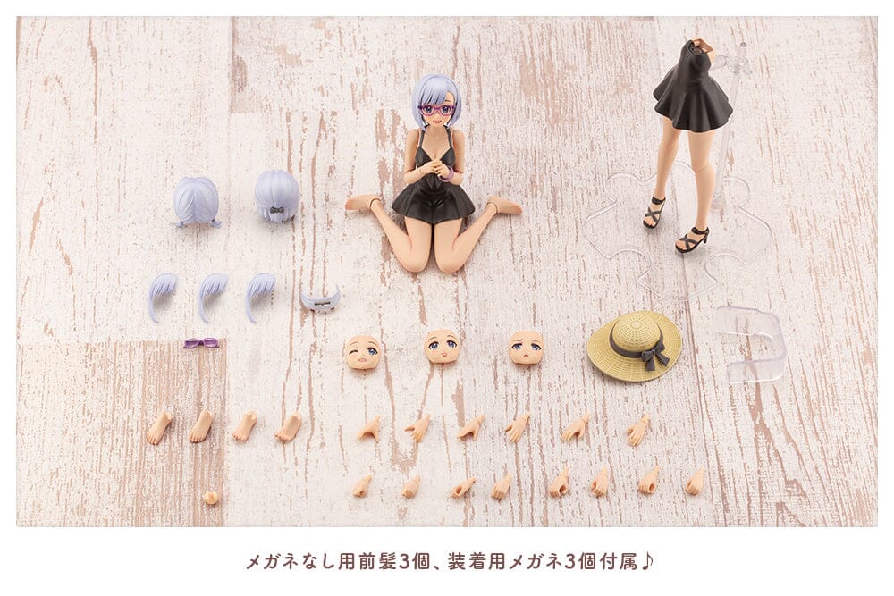 Sousai Shoujo Teien High School Takanashi Koyomi (Dreaming Style Black Swan Swimsuit) 1/10 Scale Model Kit