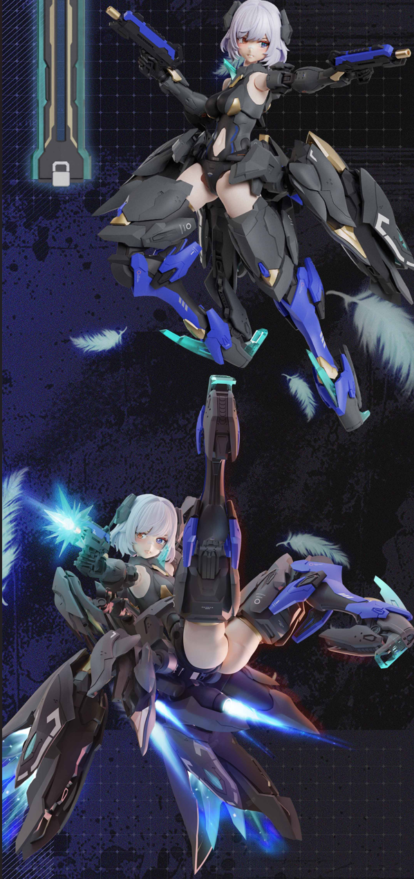 Mecha Angel Series Black Swan Elysia 1/12 Scale Model Kit