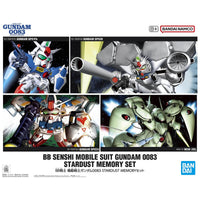 Mobile Suit Gundam 0083 Stardust Memory SD Gundam BB Senshi Set of 4 Model Kits