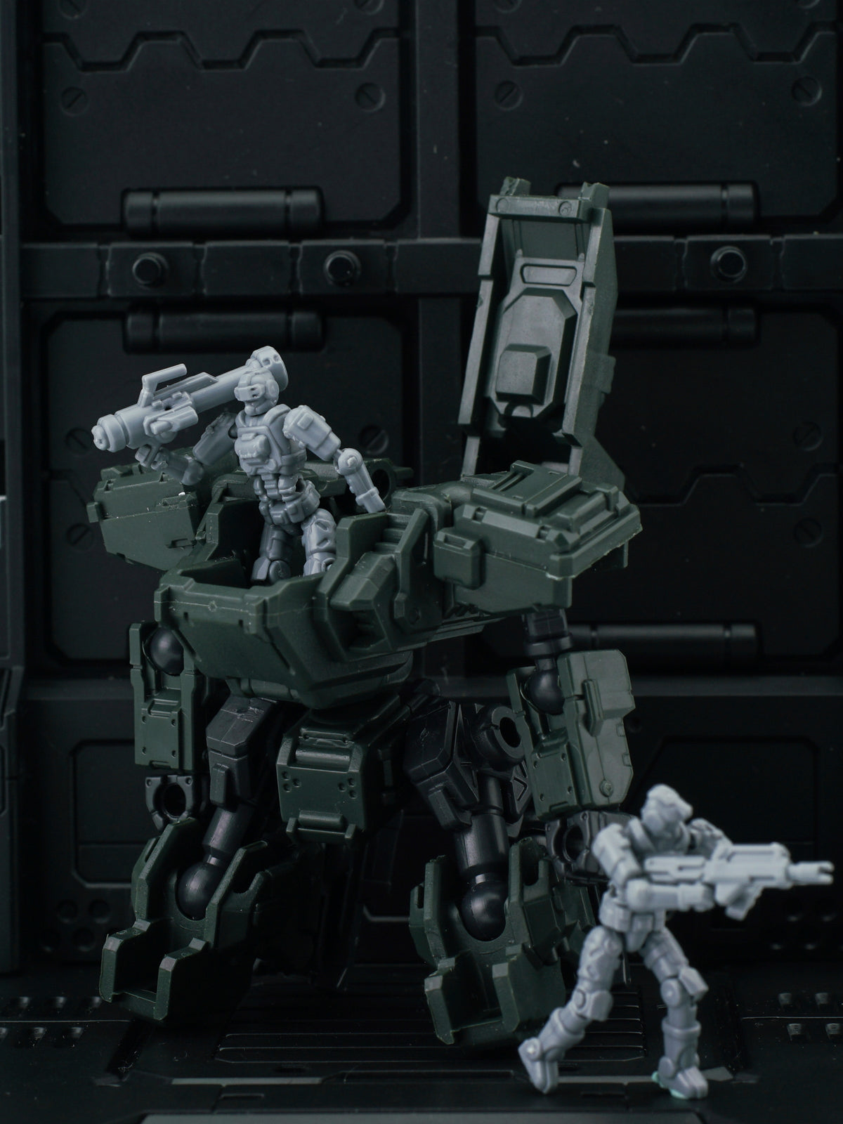 Sheik Mainland 1/60 MUCC-F2 3 Min Project Mobile Unit Coordinated Combat Team (Grey) Model Kit