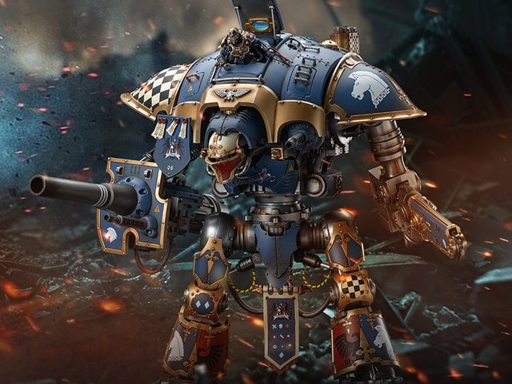 Terryn Destrier Warhammer 40K Imperial Knights House Terryn Knight Paladin 1/18 Scale ...