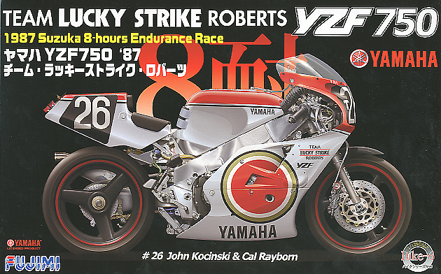 Fujimi 1/12 Yamaha YZF750 Lucky Strike Roberts