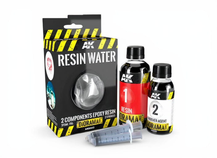 Resin Ink Component AK Interactive Resin Water 2-Components Epoxy Resin - 375ml – USA ...