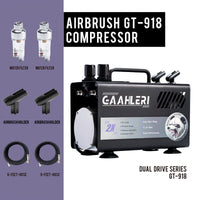 Gaahleri Dual Drive Series Airbrush Kit Compressor GT-918 only