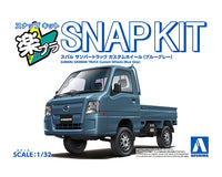 Aoshima 1/32 SNAP KIT #05CU-BG Subaru Sambar Truck Custom Wheels (Blue Gray)