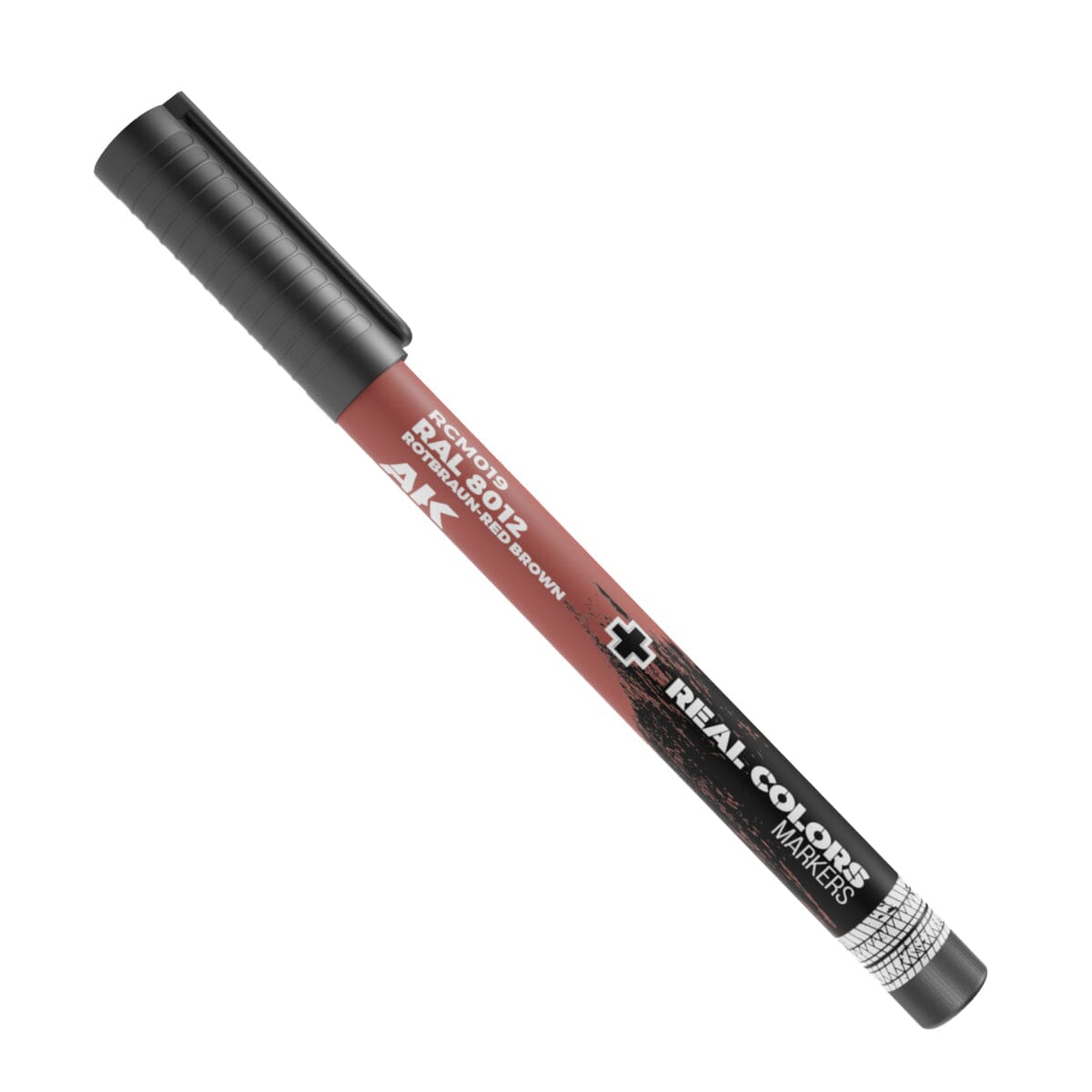 AK Interactive Real Colors Marker Rotbraun-Red Brown RAL8012 Acrylic Paint
