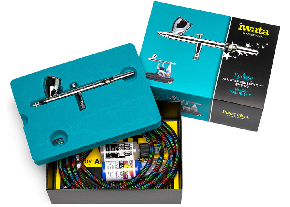 IWATA Eclipse HP-CS Value Airbrush Set