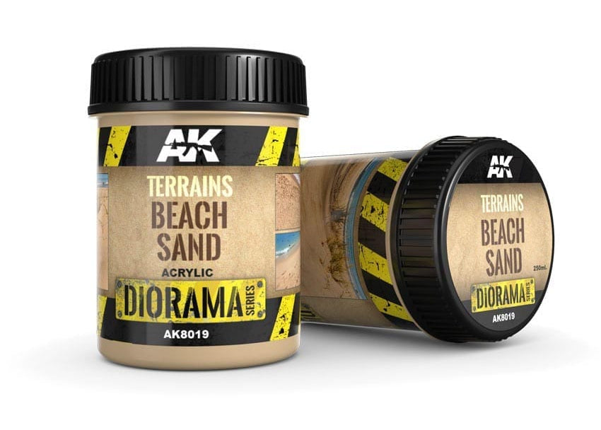 AK Interactive Terrains Beach Sand - 250ml (Acrylic)
