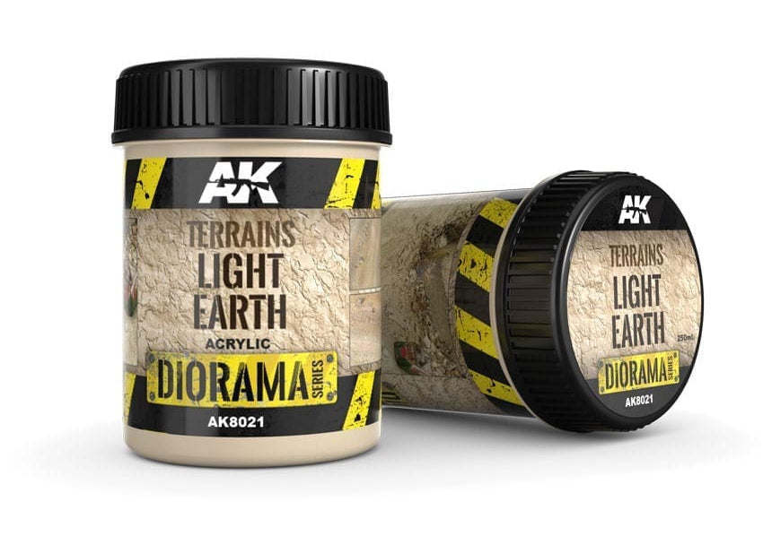 AK Interactive Terrains Light Earth - 250ml (Acrylic)