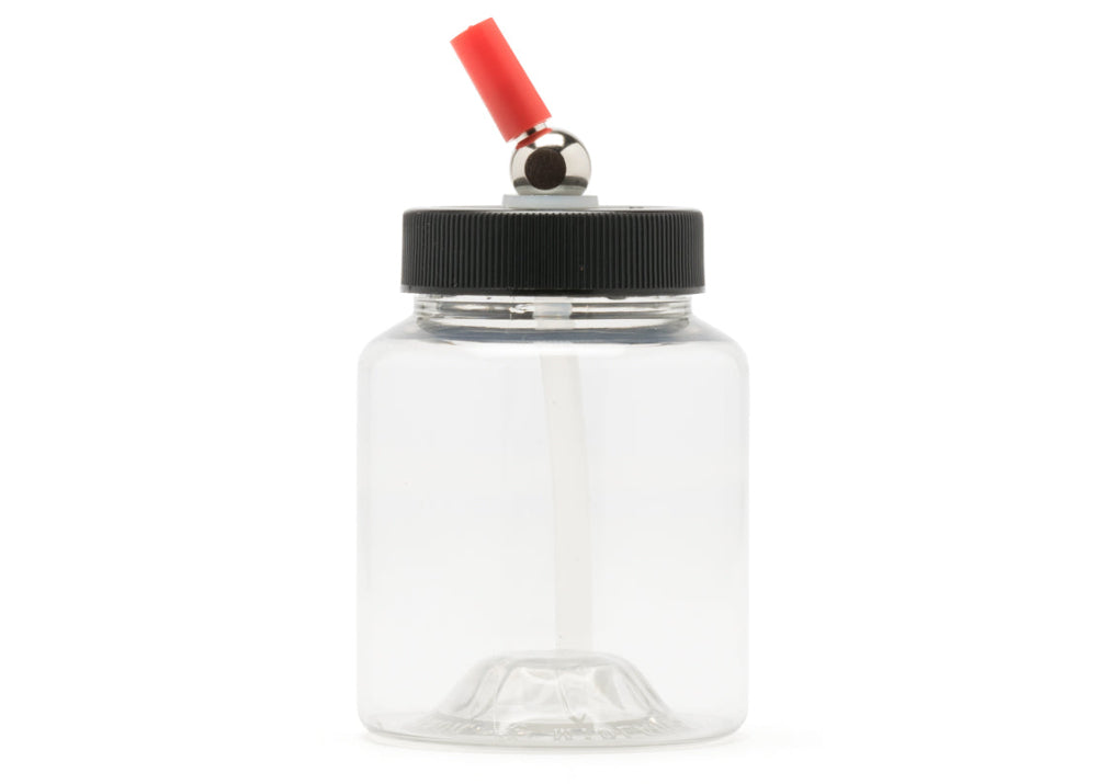 IWATA Crystal Clear Bottle 2 oz / 60 ml Jar With Adaptor Cap