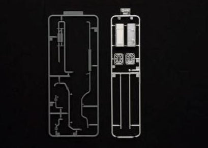 Fujimi 1/32 Highway Aesthetics Series No.8 (SP8) Set 4 Square Fuel Tank & Chimney Muffler Accessory Upgrade Parts