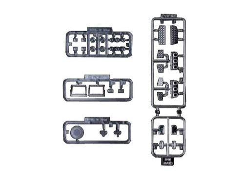 Fujimi 1/32 Highway Aesthetics Series No.13 (SP13) Set 8 Tail Light, Bus Light, Chandelier - Clear & Metal-Plated Accessory Upgrade Parts