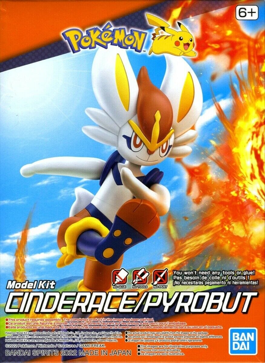 Pokemon Select Series 50 Cinderace Model Kit