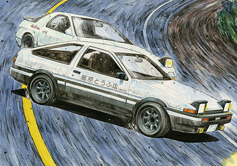 Fujimi 1/24 Initial D, Treno Early Type 1600GT APEXAE86 (Fujiwara Takumi Ver.)