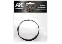 AK Interactive Copper Wire 0.25mm X 5 Meters Black Color
