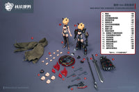 Cyber Forest Fantasy Girls Mad Wolf Ver. Darkness Carolina-Rolphe 1/12 Scale Model Kit