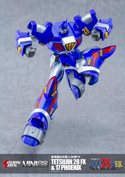 Tetsujin 28 Mini Action Gokin Tetsujin 28 GO FX & 17 Phoenix Action Figure