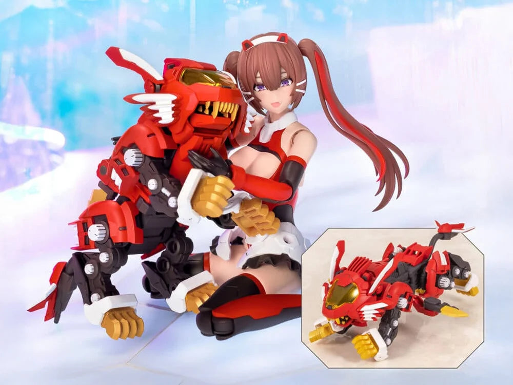 MV-01A Ao Kiriyama & BLADE LIGER DRESS CODEZoids x Metamor Verse MV-01A Ao Kiriyama & Blade Liger (Dress Code #Scarlet) 1/10 Scale Model Kit #SCARLET