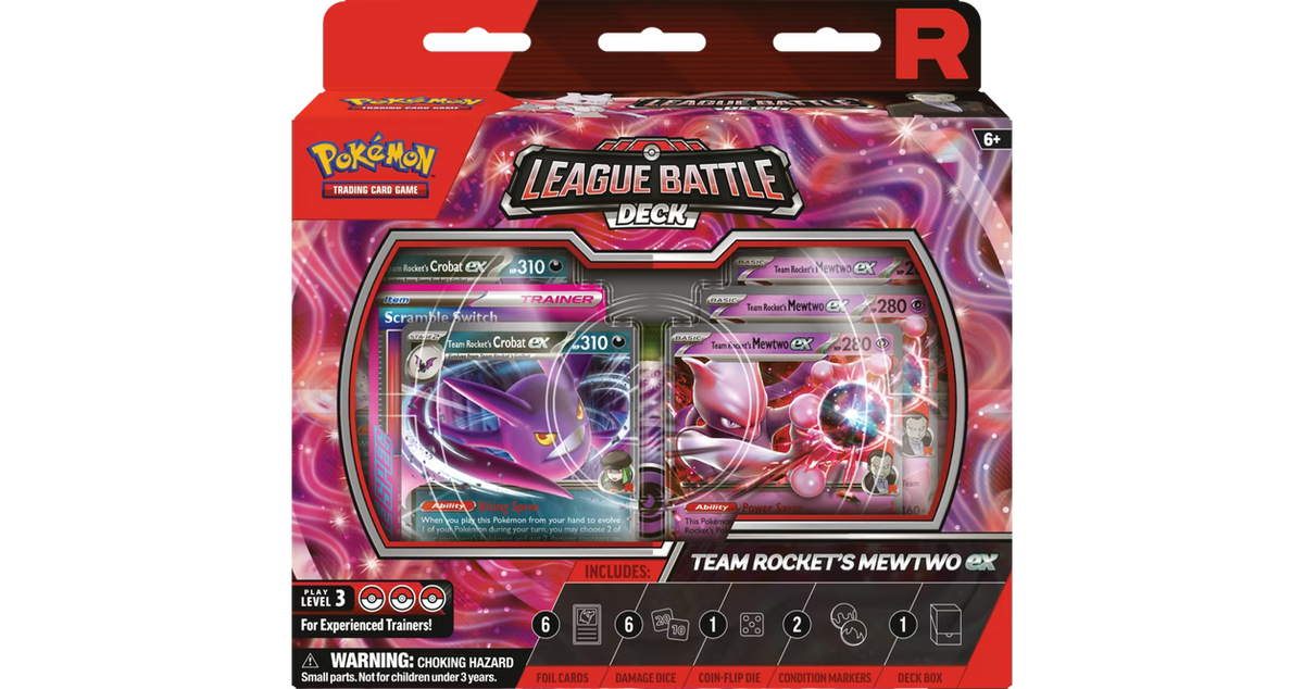 Pokemon TCG Team Rocket's Mewtwo ex League Battle Deck