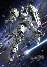 Ultra Action Trooper Series Stag (White Ver.) 1/144 Scale Model Kit