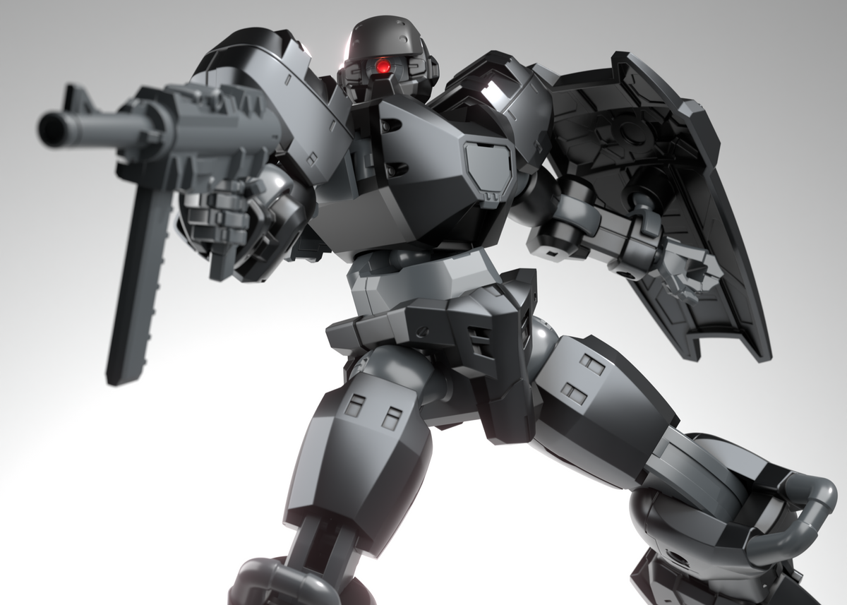 Ultra Action Trooper Series Stag (Black Ver.) 1/144 Scale Model Kit