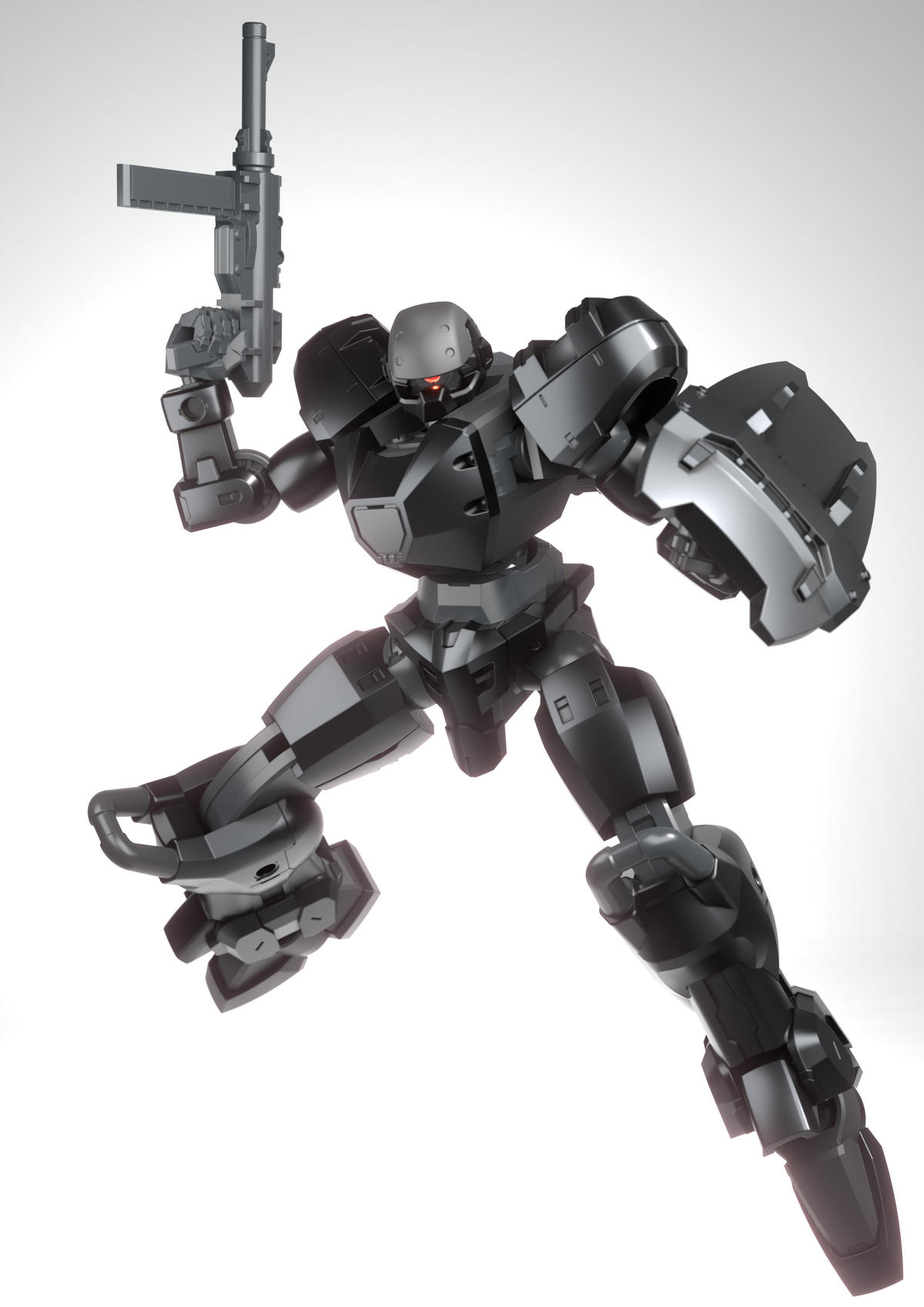 Ultra Action Trooper Series Stag (Black Ver.) 1/144 Scale Model Kit