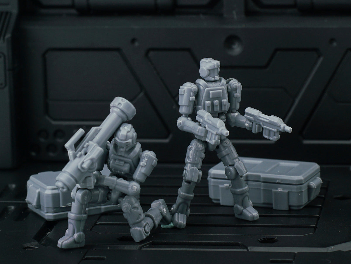 Sheik Mainland 1/60 MUCC-F2 3 Min Project Mobile Unit Coordinated Combat Team (Grey) Model Kit