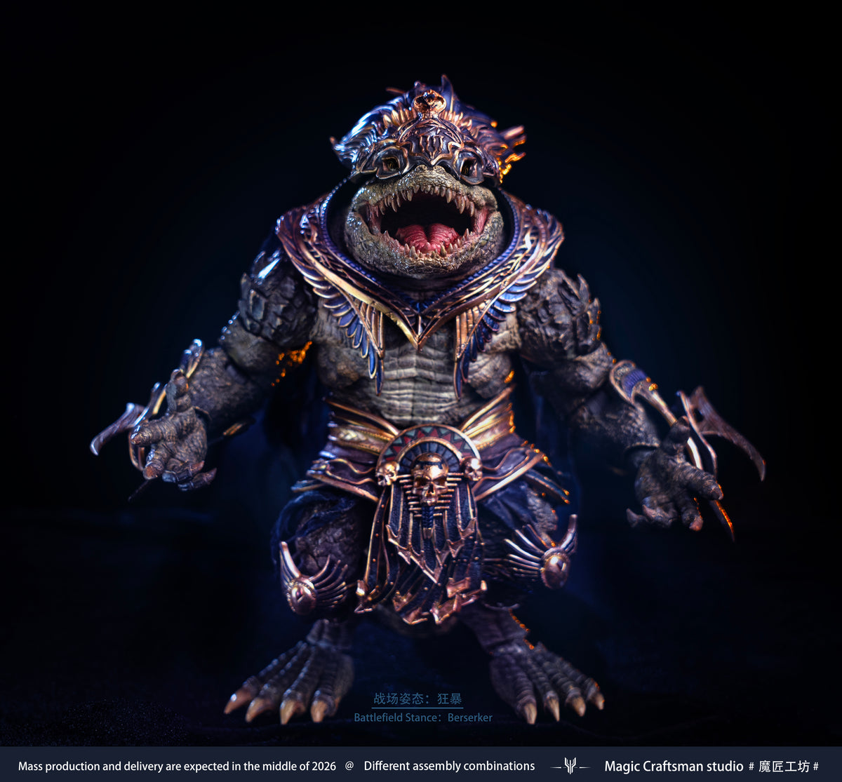 Temple of Chaos Series Desert Colossus Crocodile Sobek 1/12 Scale Action Figure
