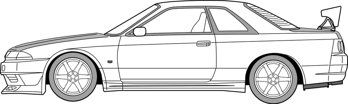 Fujimi 1/24 WM-6 Wangan Midnight, Nissan Skyline GT-R (R32) Tomoya