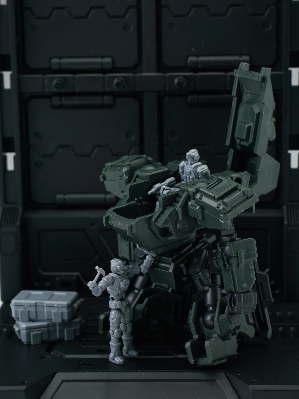 Sheik Mainland 1/60 MUCC-F2 3 Min Project Mobile Unit Coordinated Combat Team (Grey) Model Kit