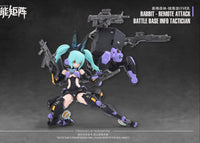 Cyber Forest Fantasy Girls Rabbit Girl Lirly Bell (Black Ver.) 1/12 Scale Model Kit