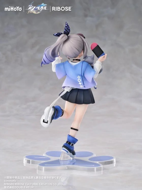Honkai Star Rail Rise Up+ Chibi Cat Series Silver Wolf Figure