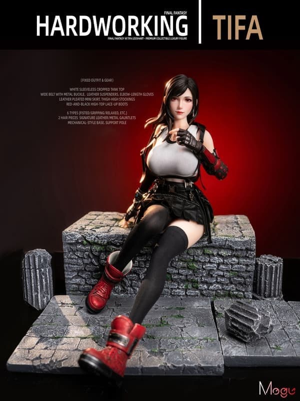 Final Fantasy VII Tifa Lockheart (Hardworking Ver.) 1/4 Scale Action Figure