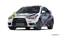 Uma Musume Pretty Derby Itasha No.3 Mitsubishi CZ4A Lancer Evolution X Final Edition '15 (Ver.2) 1/24 Scale Model Kit