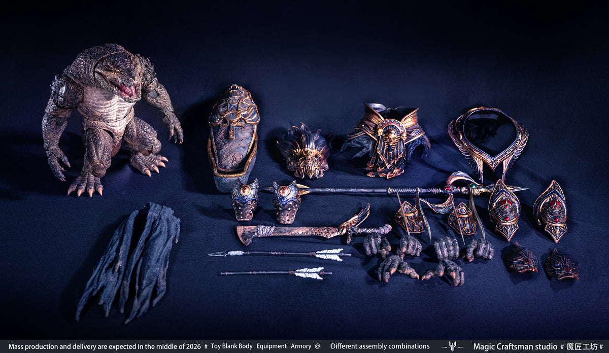 Temple of Chaos Series Desert Colossus Crocodile Sobek 1/12 Scale Action Figure