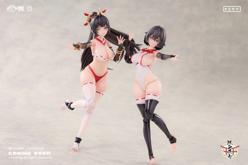 Combat Priestess Kikyou Uefuji 1/12 Scale Action Figure (With Bonus)